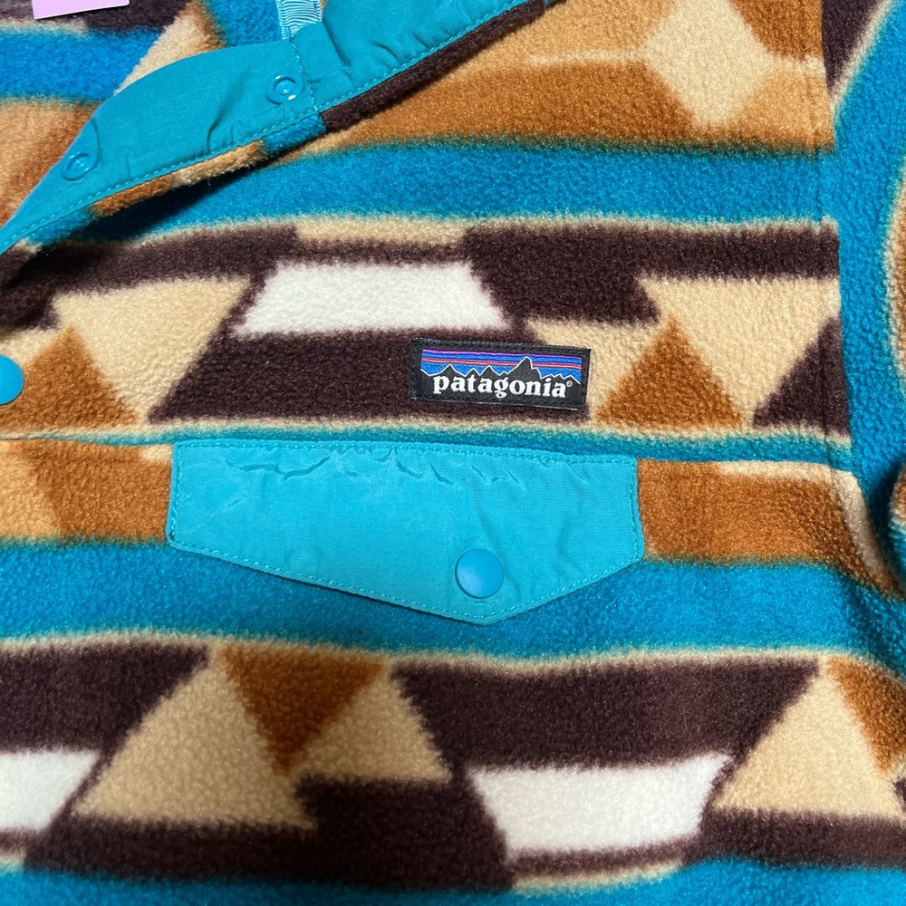 Patagonia Synchilla Snap-T Pullover Fleece Brown XL Women’s - Picture 8 of 8